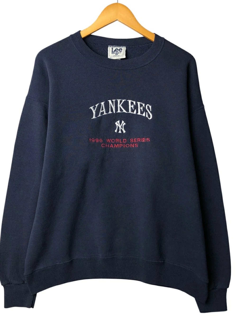 Vintage Lee Navy Yankees 1996 World Series Crewneck Sweatshirt